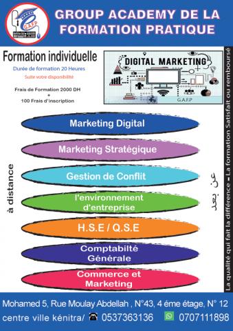  Formations  en marketing  digital   distance et individuelle 
